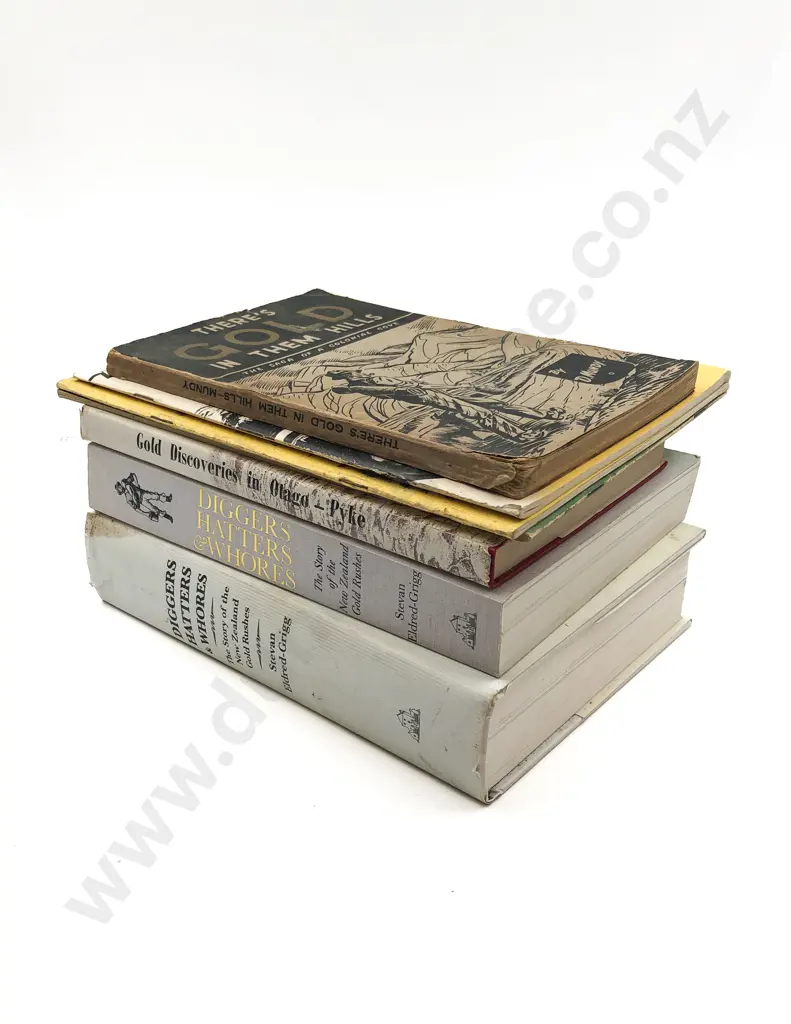 Six Assorted NZ Gold Rush Reference Volumes Image 1++