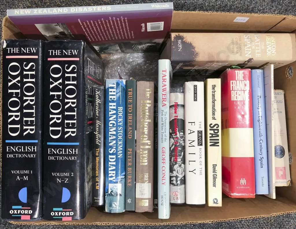 Box of Assorted Books Image 1++