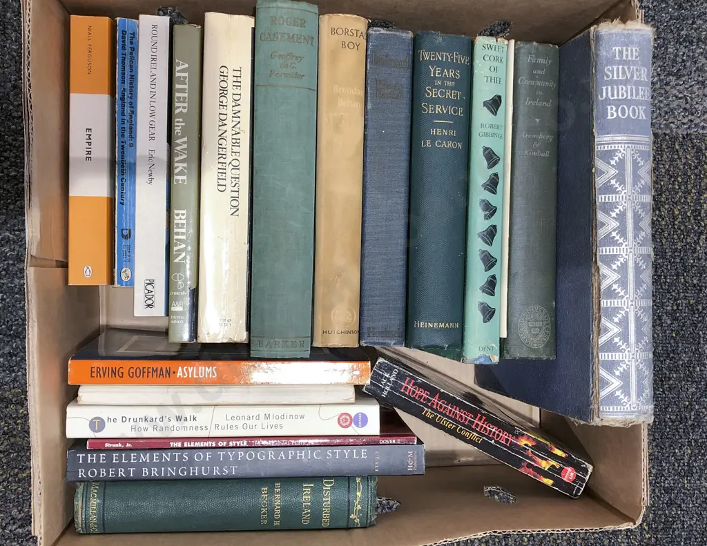 Box of Assorted Books Image 1++