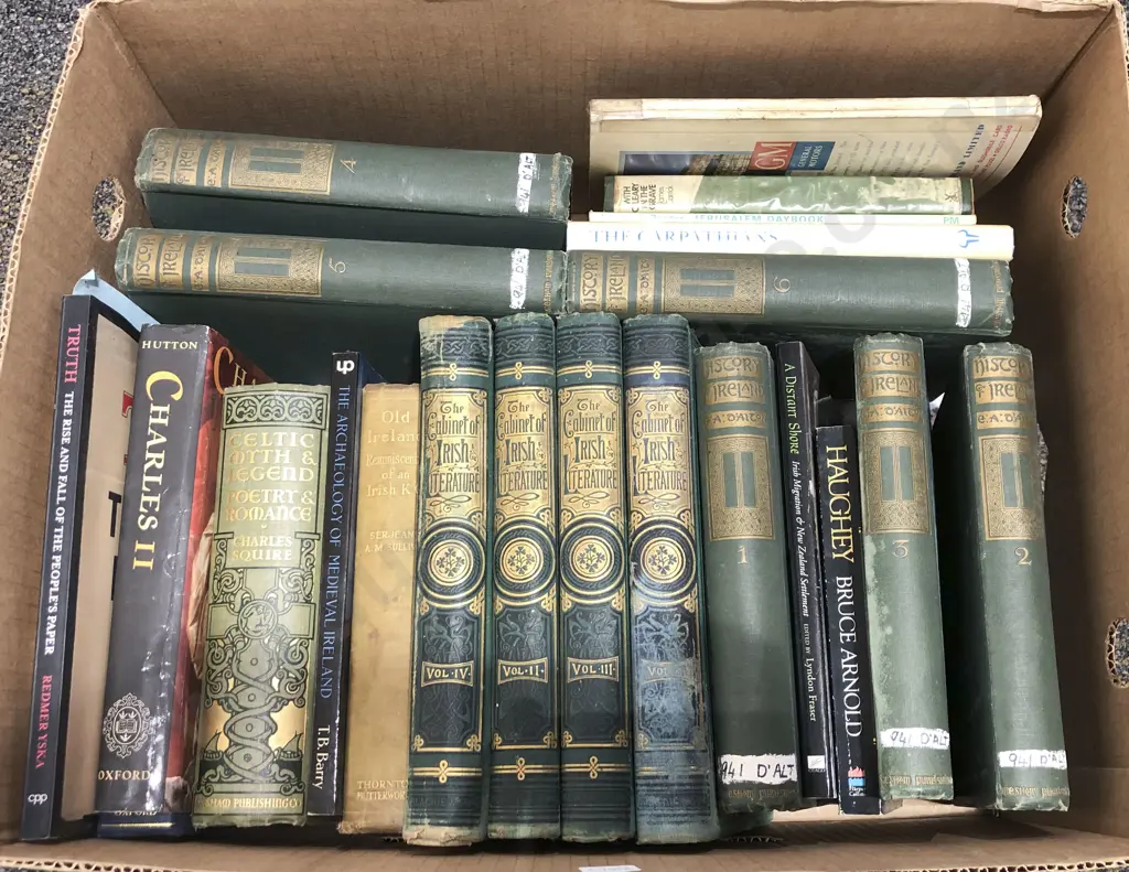 Box of Assorted Books Image 1++