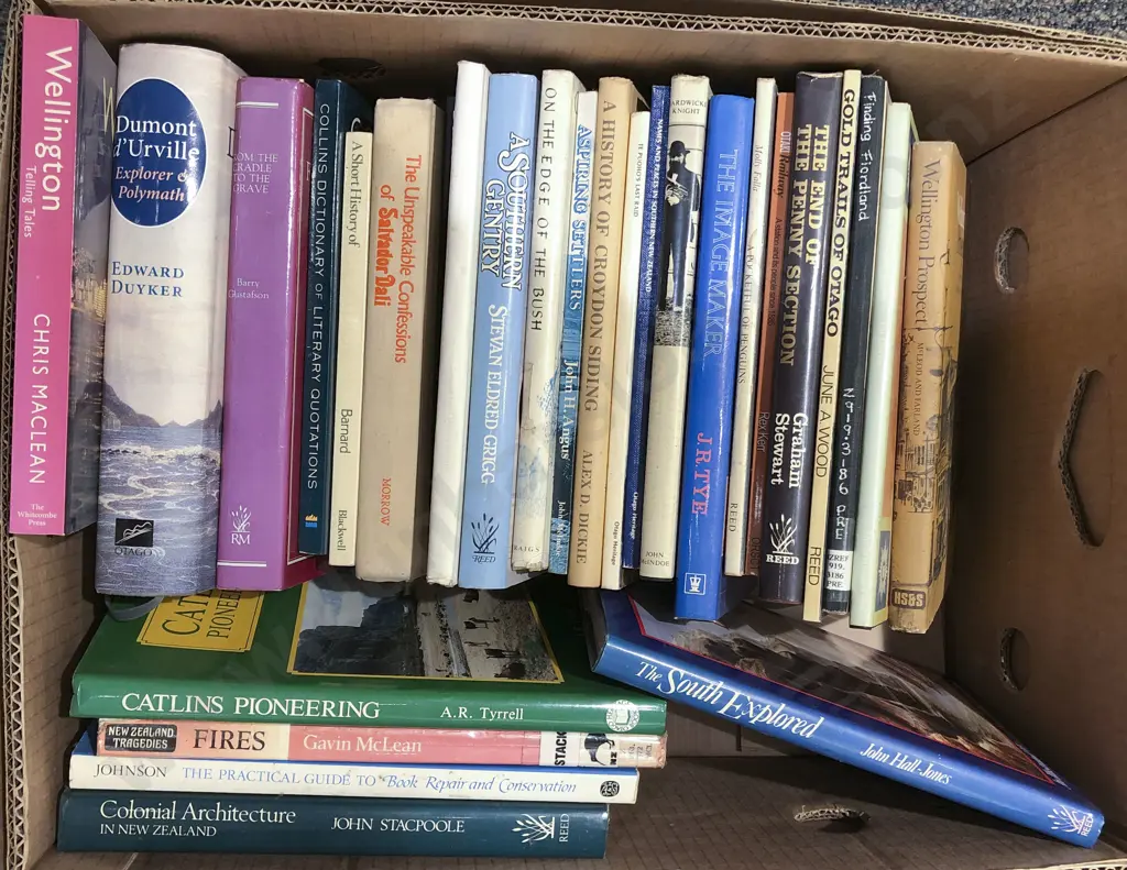 Box of Assorted NZ Reference Books Image 1++