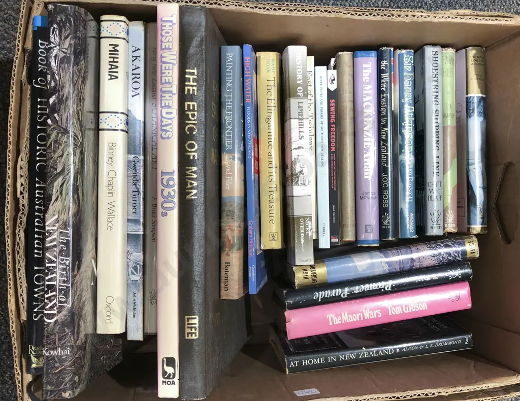 Box of Assorted Books Image 1++