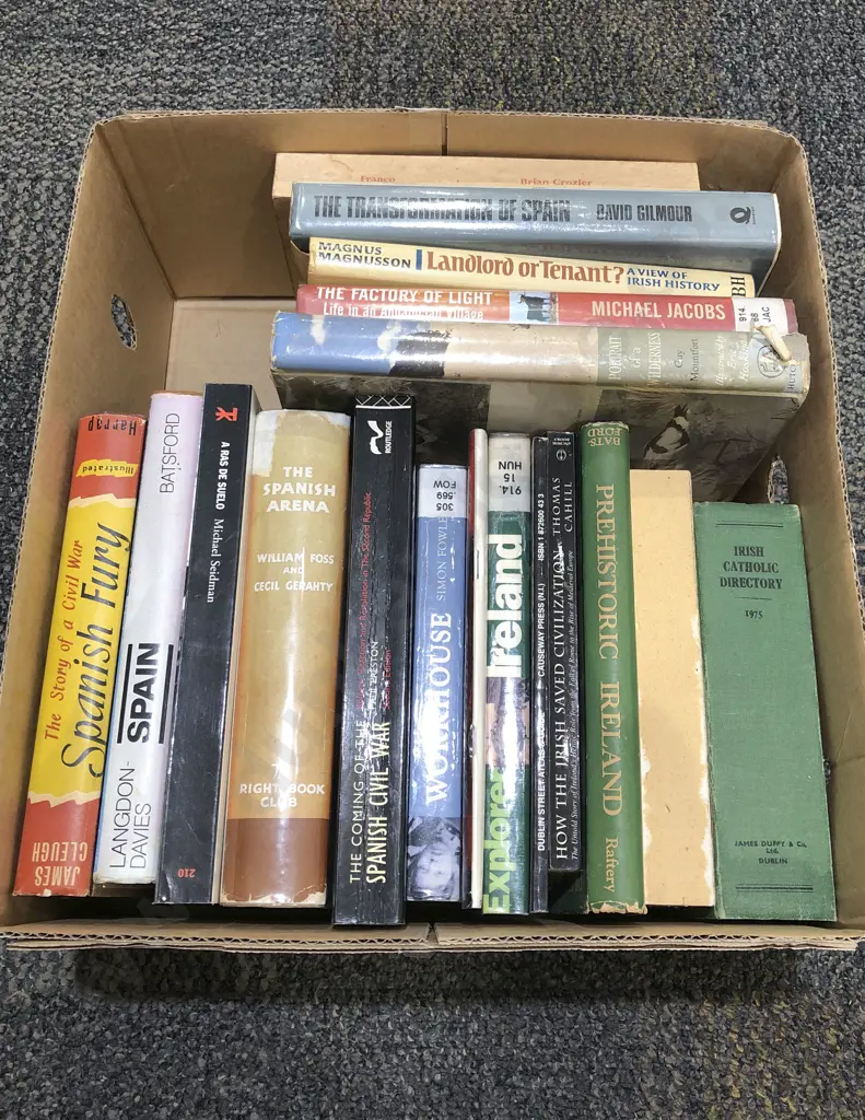 Box of Assorted Books Image 1++