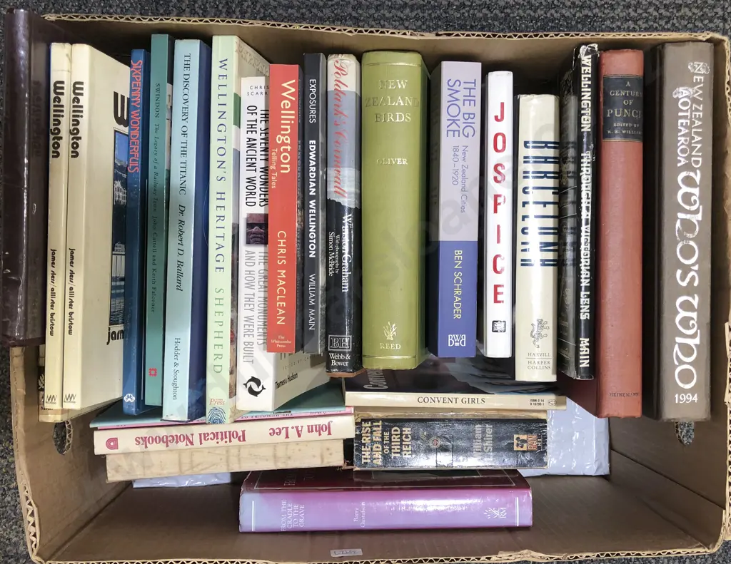 Box of Assorted Books Image 1++