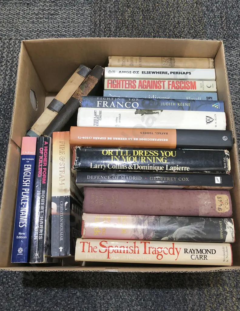 Box of Assorted Books Image 1++