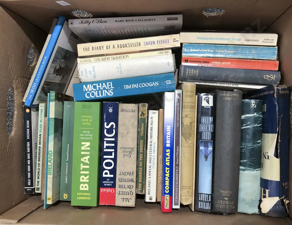 Box of Assorted Books Image 1++