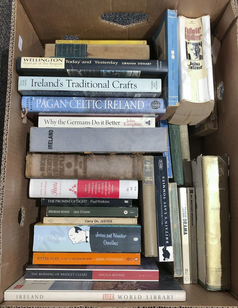 Box of Assorted Books Image 1++
