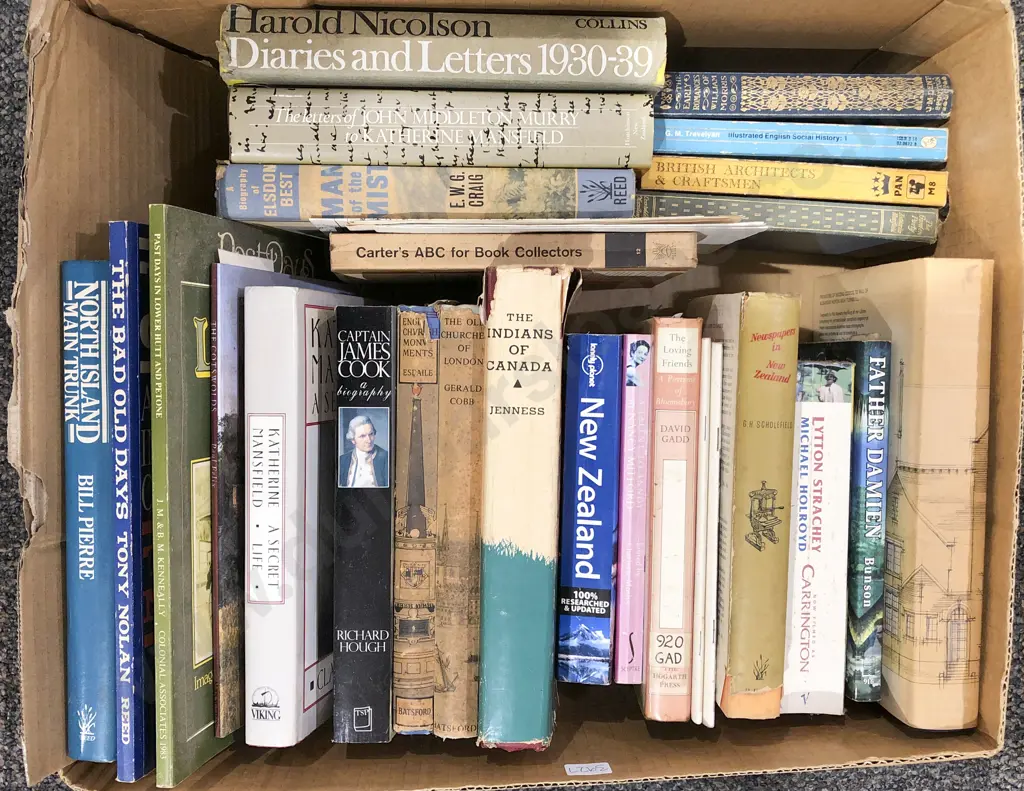 Box of Assorted Books Image 1++