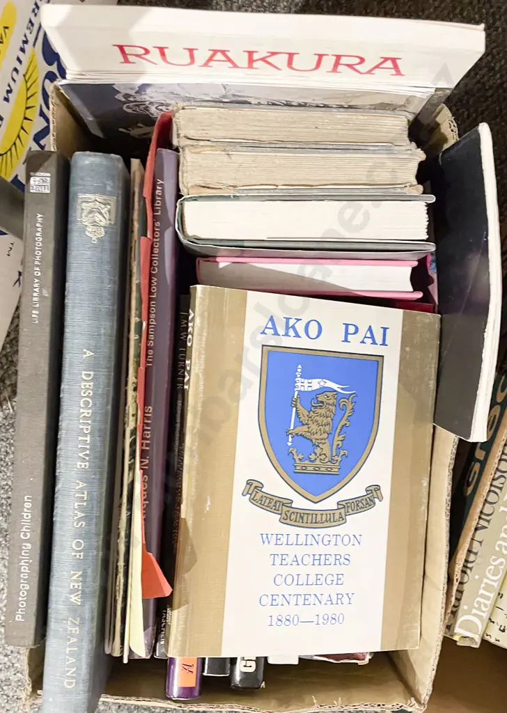 Box of assorted Books Image 1++
