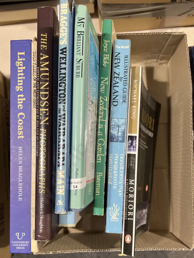 Box of Assorted Books including NZ Reference Image 1++