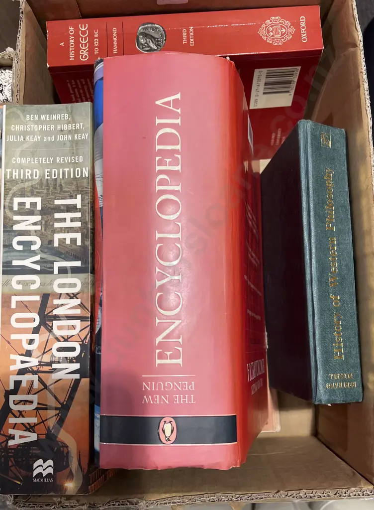 Box of Assorted Books Image 1++