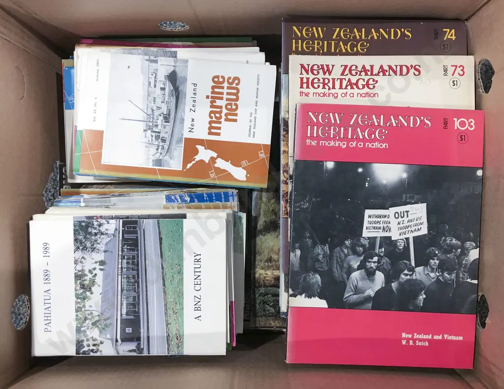 Box of Assorted NZ Journals Image 1++