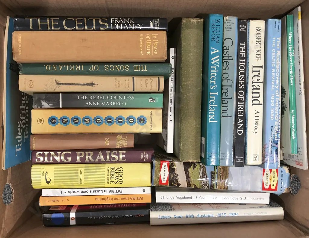Box of Assorted Books including Ireland Reference Image 1++