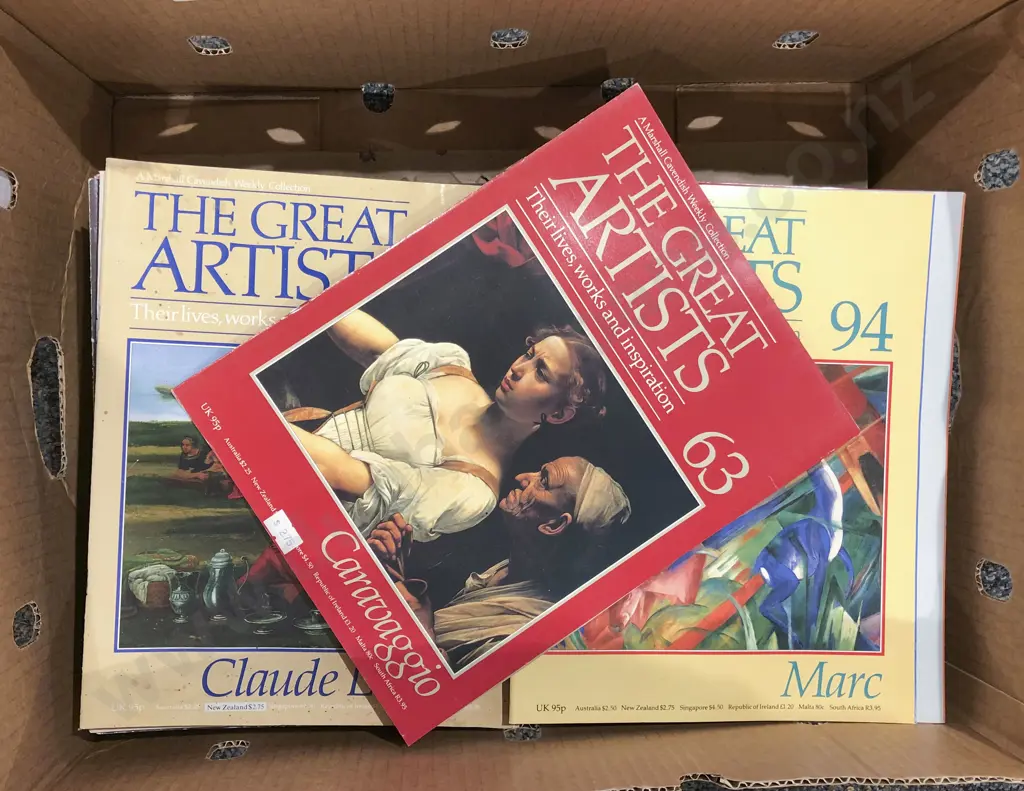 Quantity of "The Great Artists "Magazines Image 1++