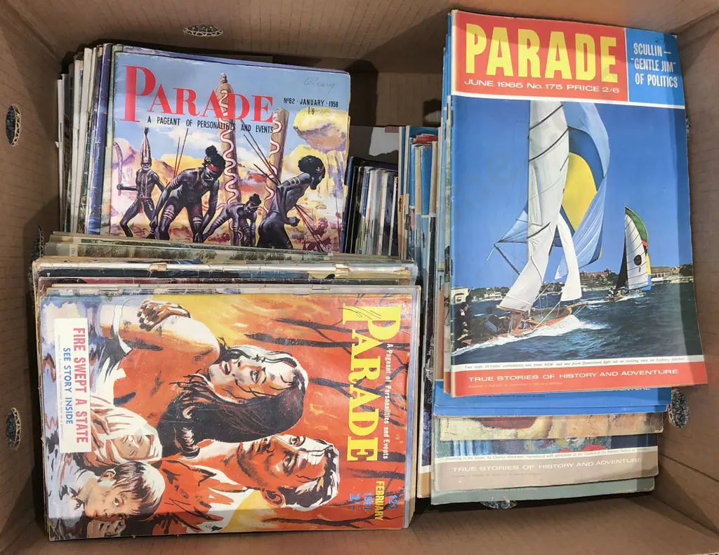 Quantity of Assorted "Parade" Magazines Image 1++