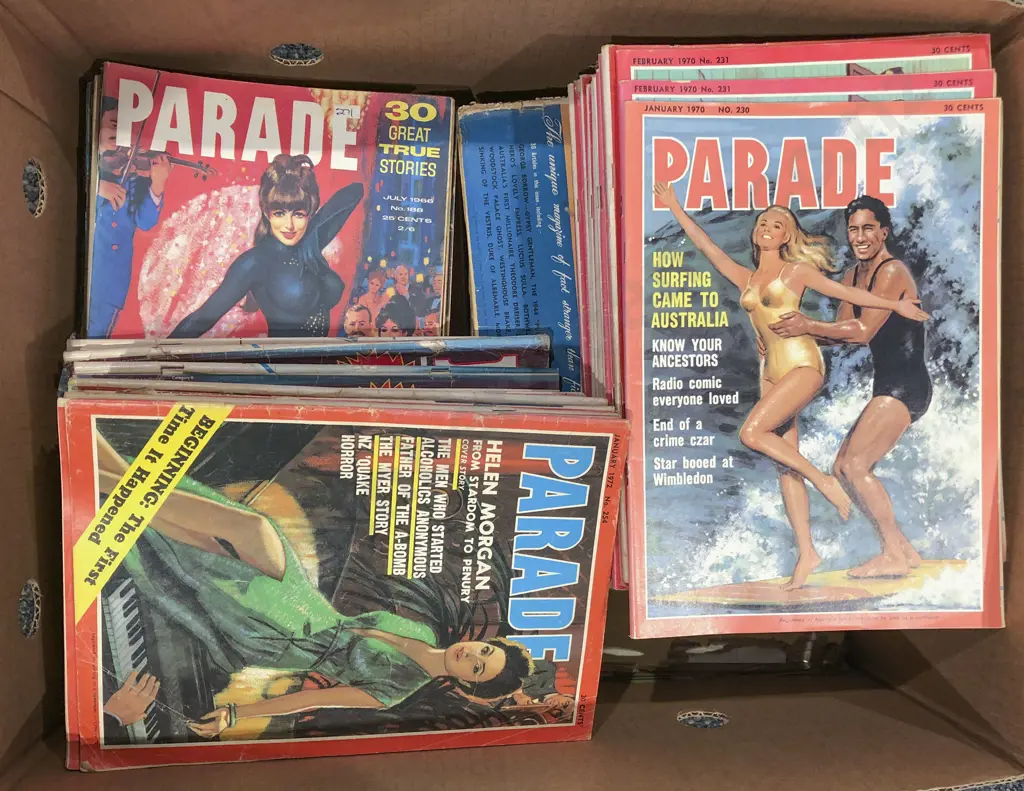Quantity of Assorted "Parade" Magazines Image 1++