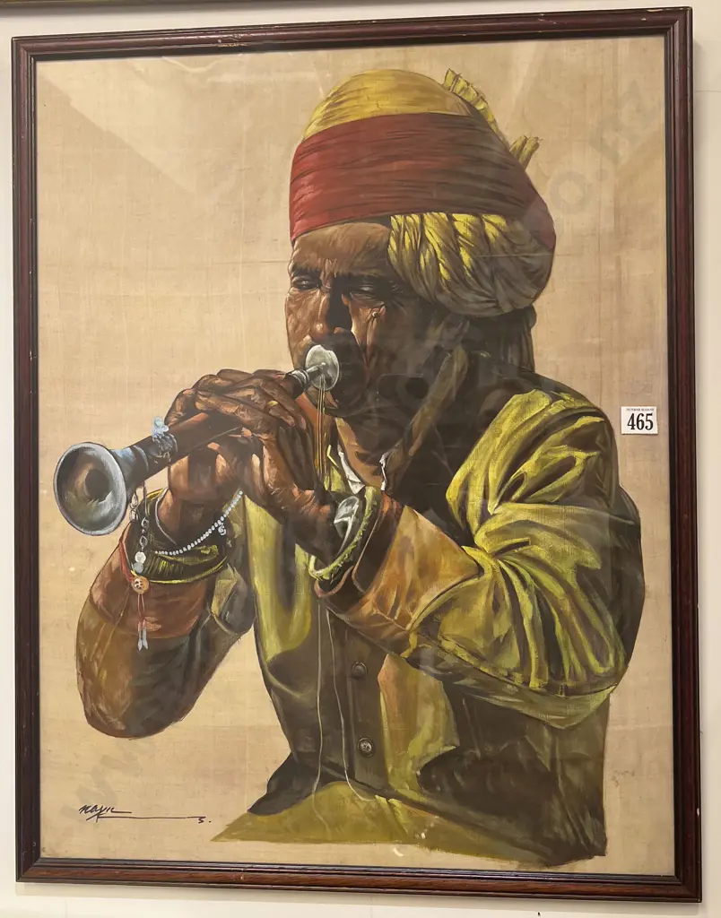 Framed Batik Portrait Image 1++