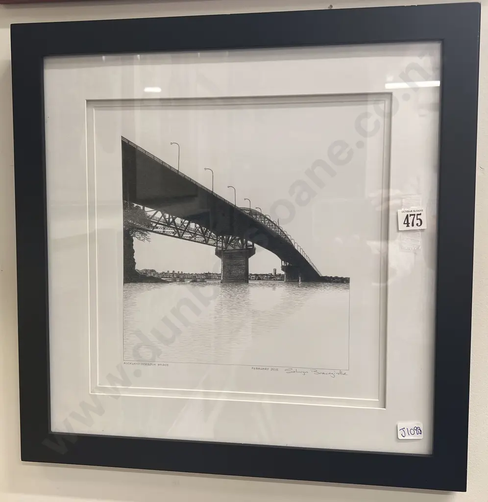 Selwyn Bracegirdle - Auckland Harbour Bridge - Pencil Work Image 1++