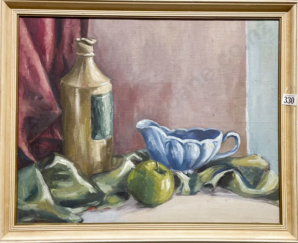 Unknown artist - Still Life - Oil on Board Image 1++
