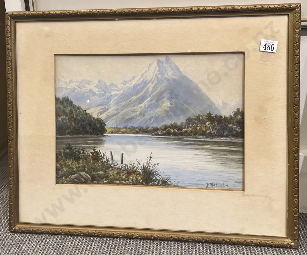 J.Malcolm - Mitre Peak - W/C Image 1++