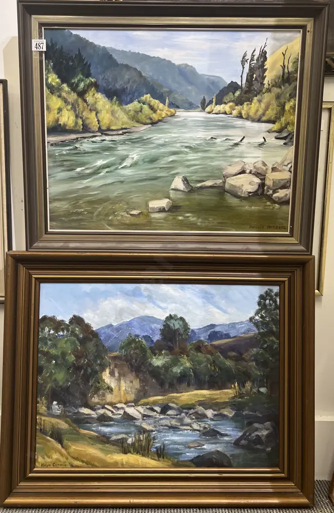 Phillis Harding - Oil on Board together with Other Oil Work Image 1++