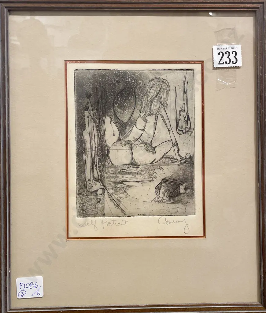 Conroy - Fog & Self Portrait - Etchings (2) Image 1++