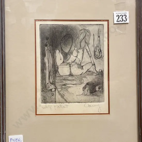 Conroy - Fog & Self Portrait - Etchings (2)