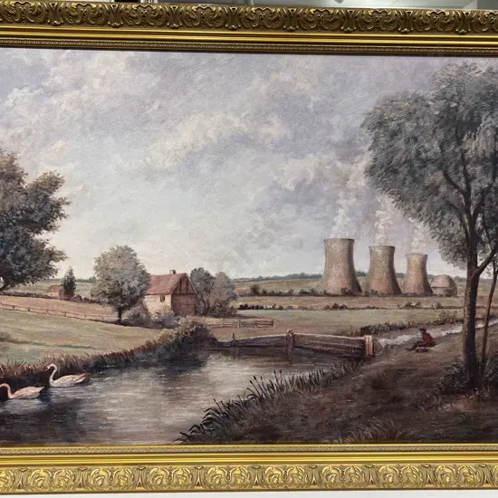 Gilt Framed Print on Canvas
