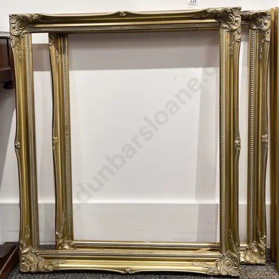 Pair of Empty Gilt Frames