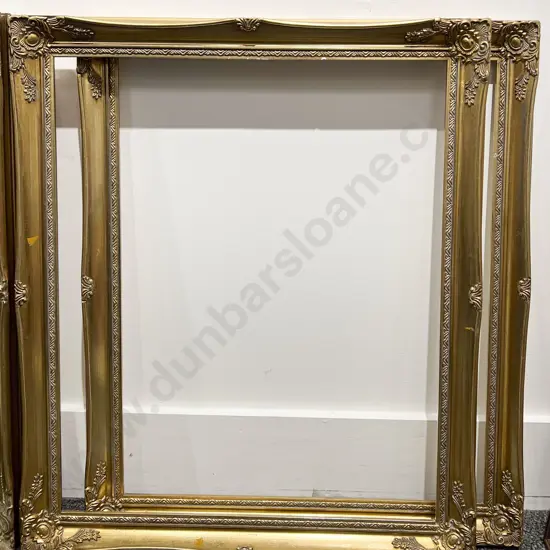 Pair of Empty Gilt Frames