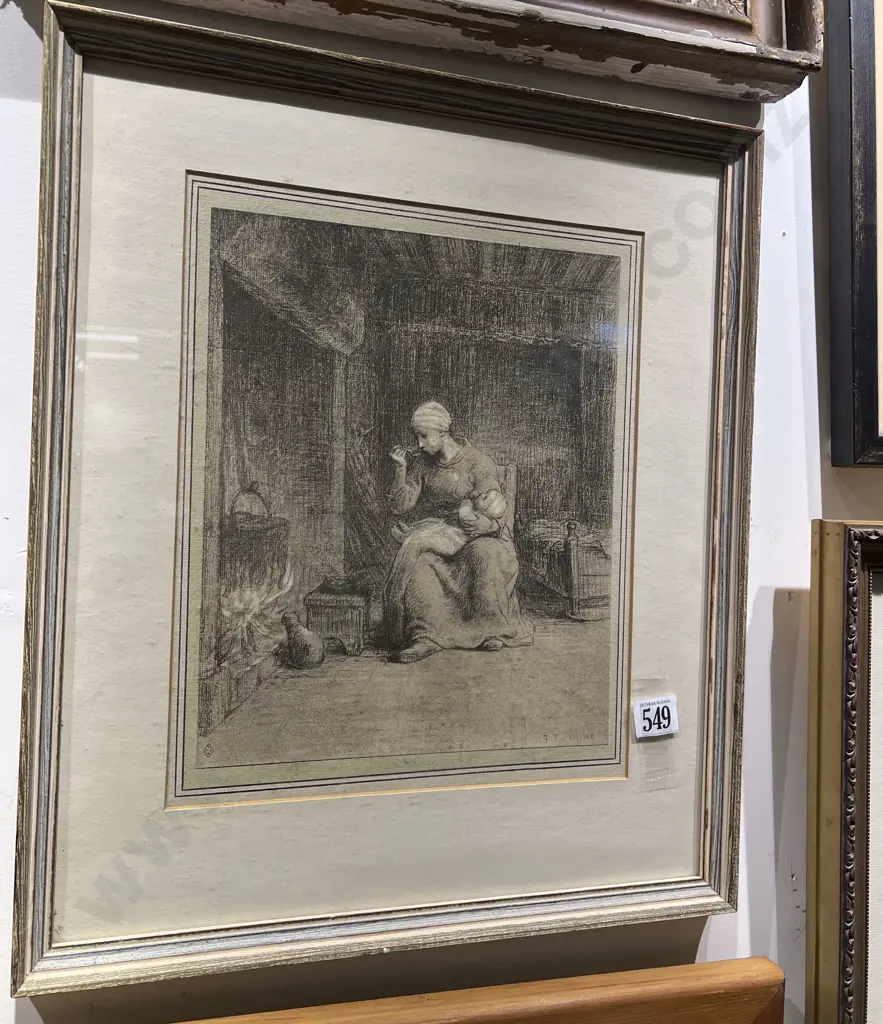 T.F. Millet - Etching Image 1++
