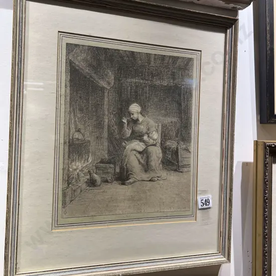 T.F. Millet - Etching