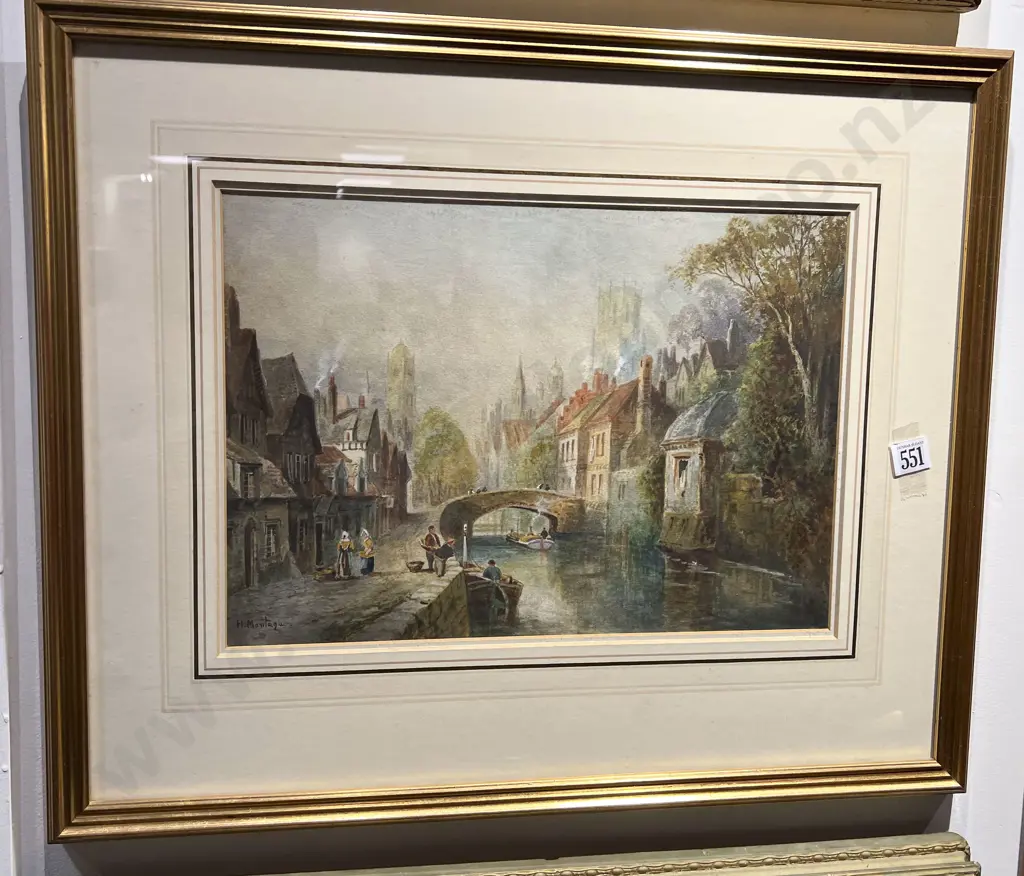 H. Montague - Bruges - W/C Image 1++
