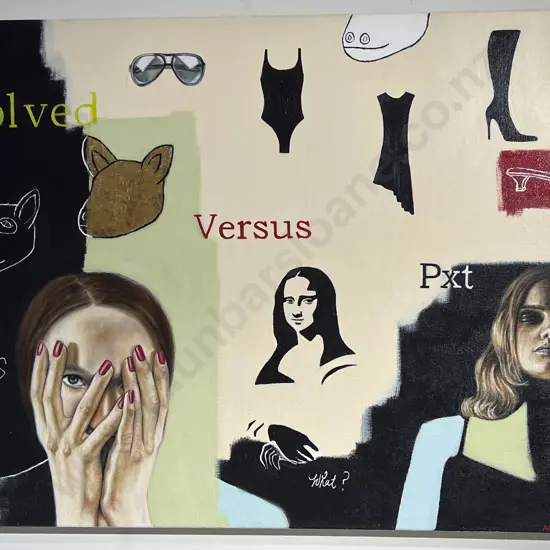 Madeleine Casey - Bling Bling Babylon - Acrylic on Canvas