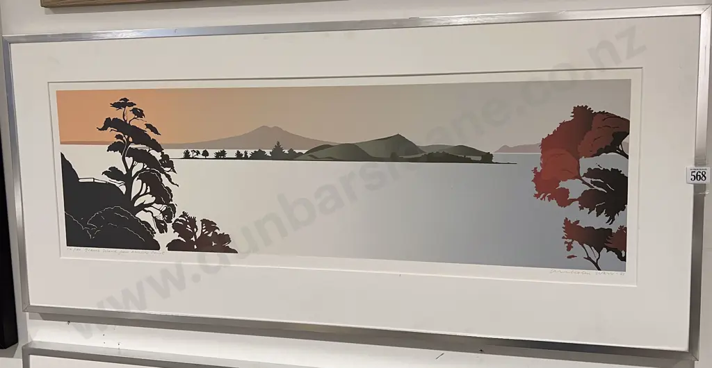 Malcolm Warr - Browns Island from Musick Point - Ltd Ed. Print Image 1++