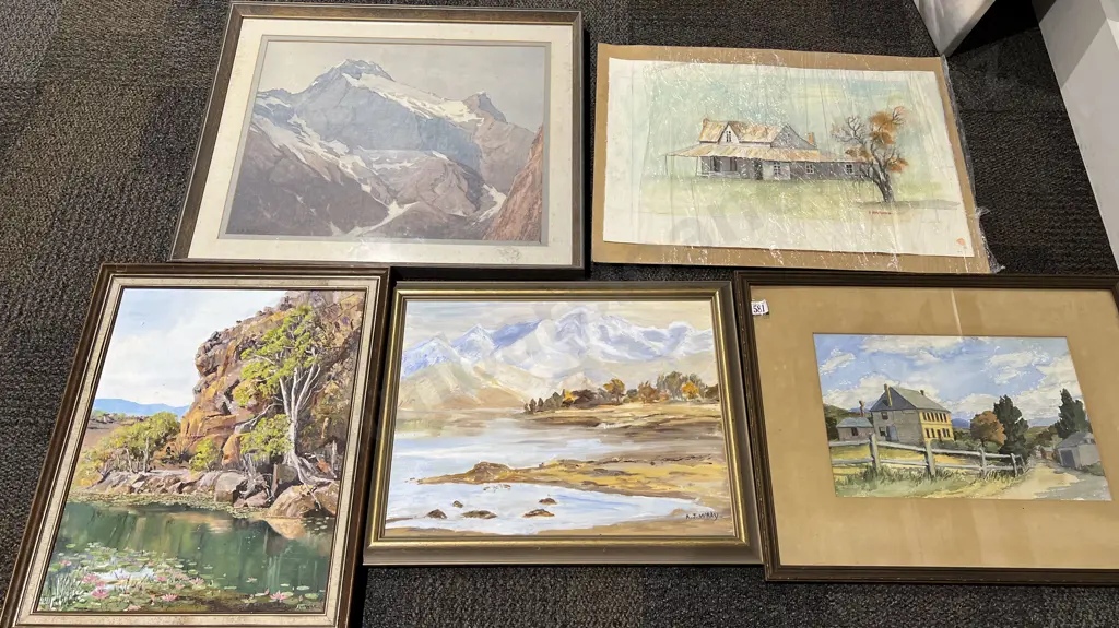 Seven Assorted Prints and Originals Image 1++