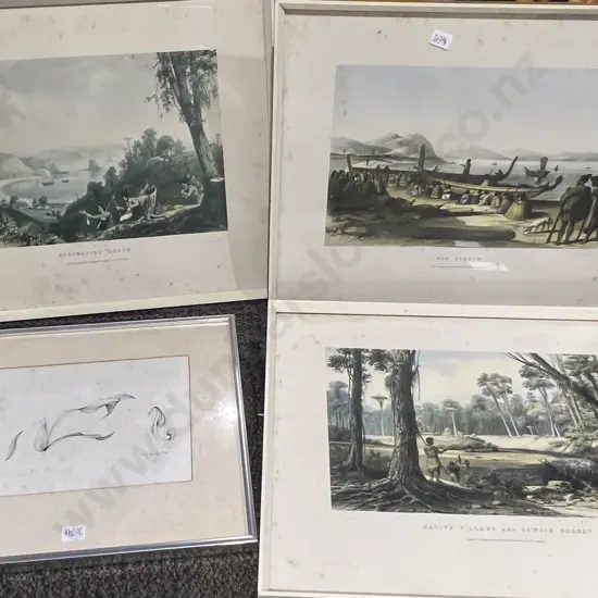 Three Historical Prints and One Other