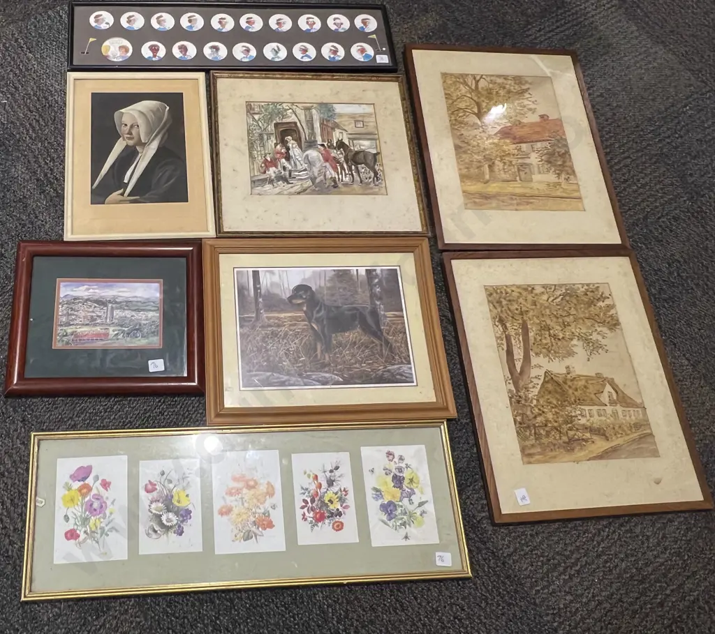Box of Assorted Artworks Image 1++