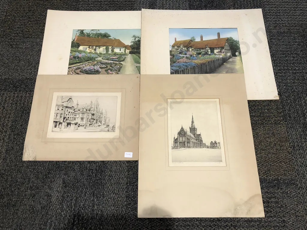 Six Assorted Prints and Etchings Image 1++