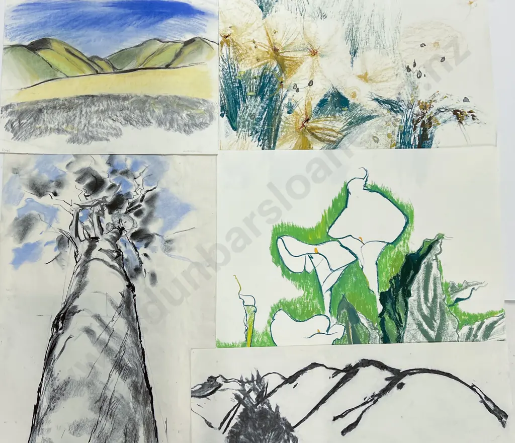Susan Skerman - Large Quantity Unframed Sketches Image 1++