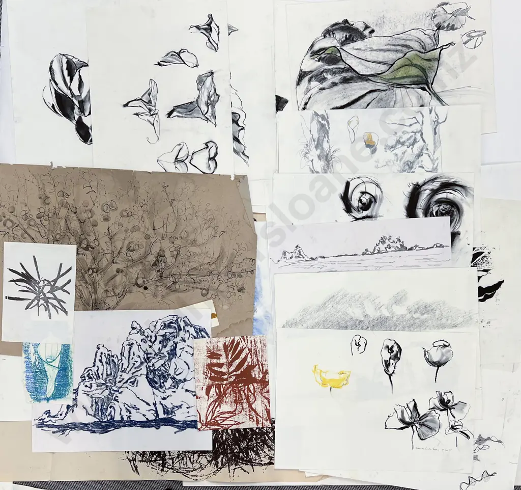 Susan Skerman - Large Quantity Unframed Sketches Image 1++