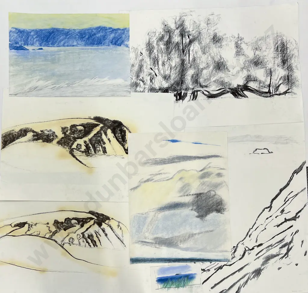 Susan Skerman - Large Quantity Unframed Sketches Image 1++