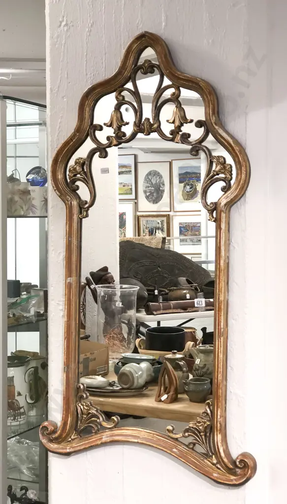 18th Century Style Gilt Framed Wall Mirror Image 1++