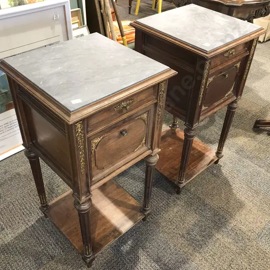 Pair of French Bedside Tables