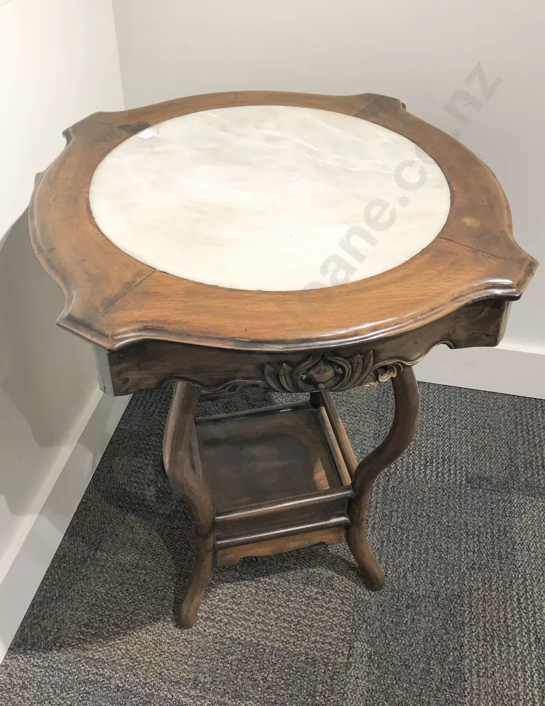 Chinese Marble Top Centre Table Image 1++