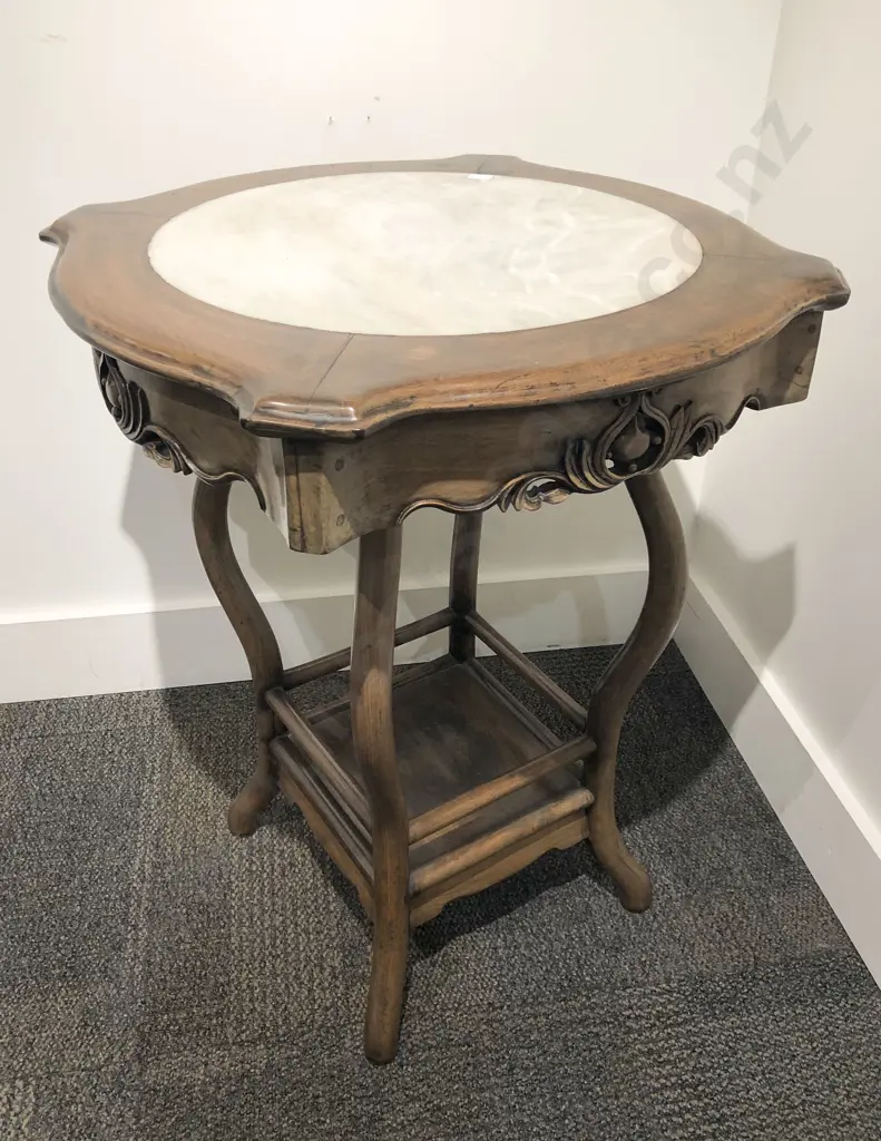 Chinese Marble Top Centre Table Image 1++