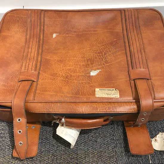 Vintage Leather Suitcase