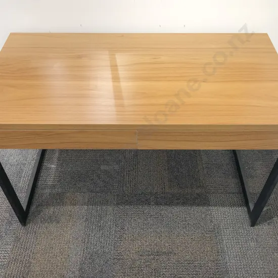 Modern Two Drawer Computer Desk
