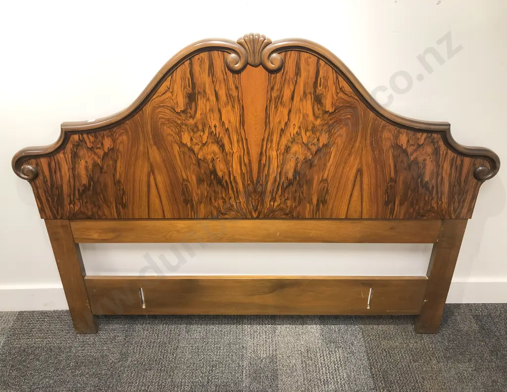 Burr Walnut Bedhead Image 1++