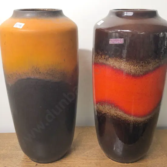 Two West Germany Pottery Vases